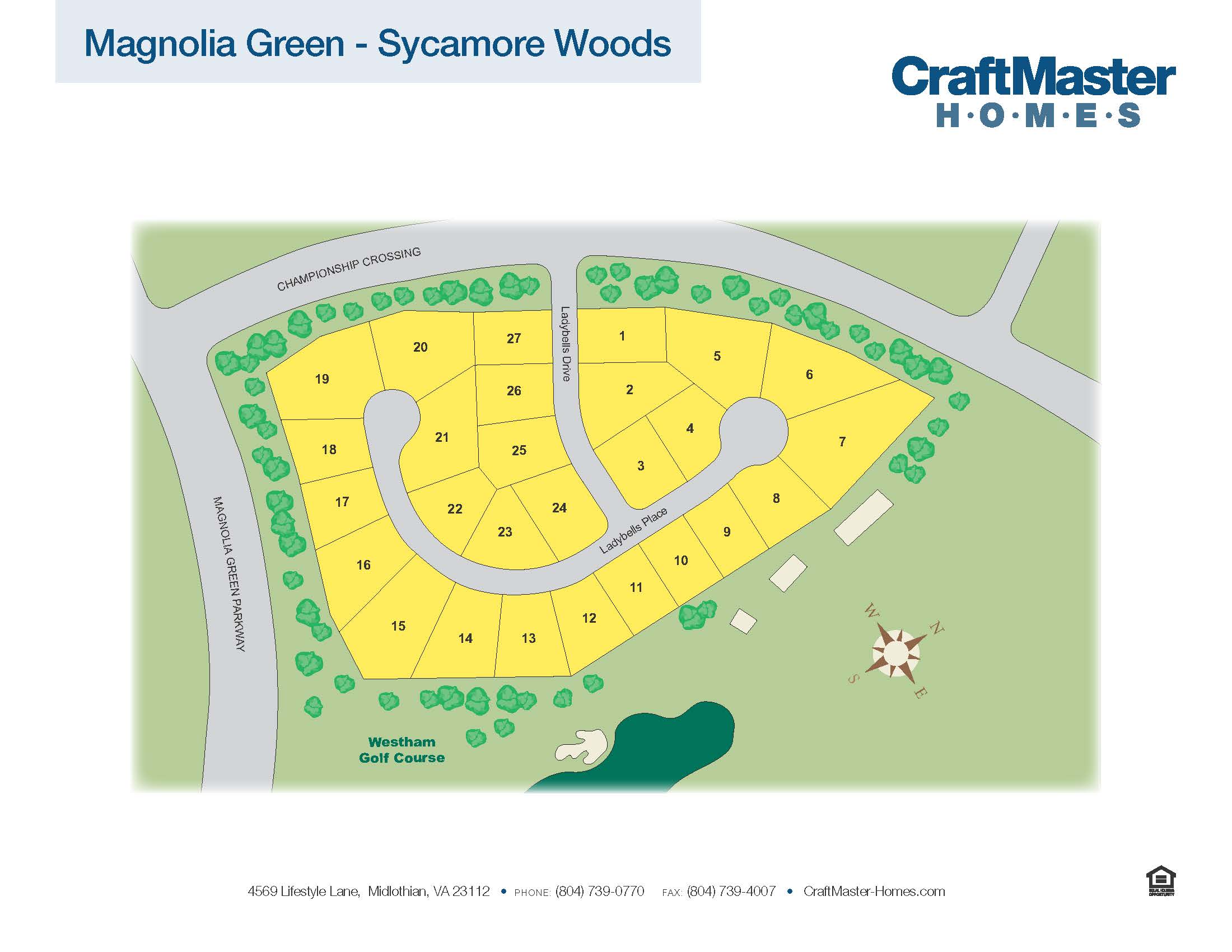 Homes in Sycamore Woods at Magnolia Green CraftMaster Homes